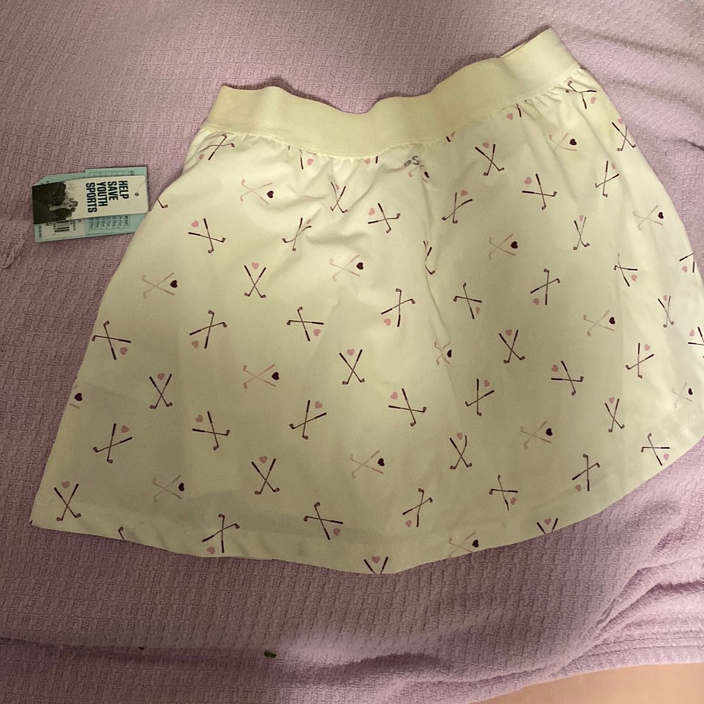 Youth golf skirt